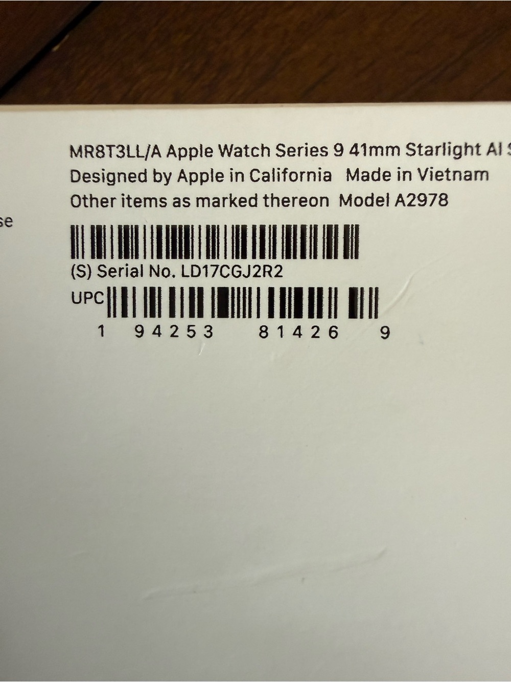 Apple Watch Series 9 GPS (2024) 41mm
Starlight Aluminum Case - Picture 11 of 11